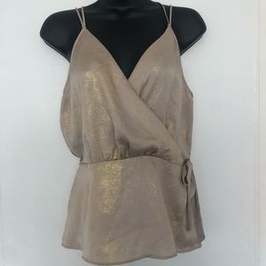 Metallic Gold Tank Top